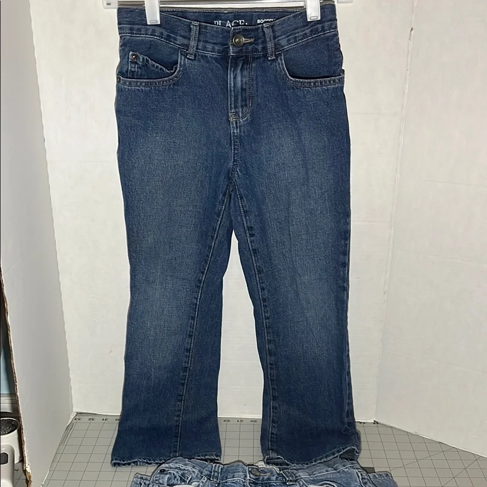 The Children's Place Blue Jeans Classic Denim Jeans bundle - Picture 4 of 14